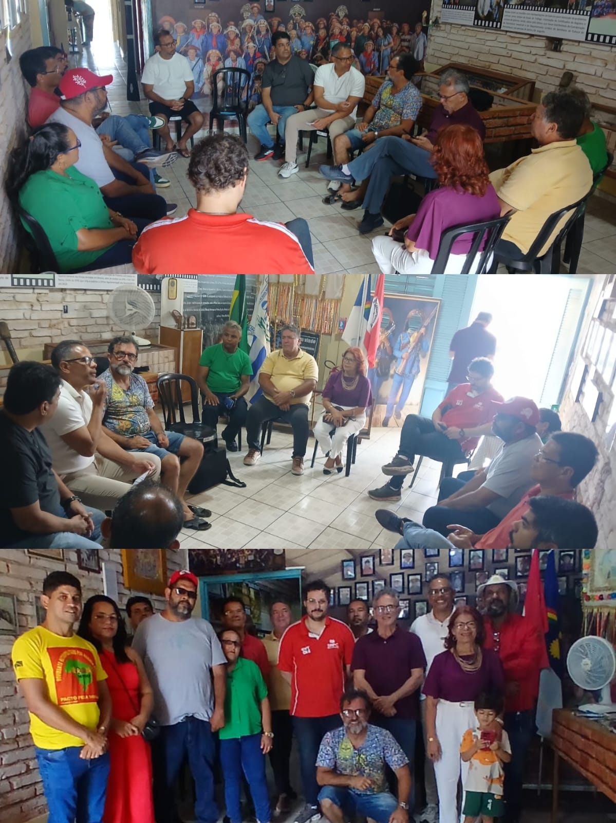 Neste domingo, dia 16/11, o SINPC esteve presente no Museu Olímpio Bonald de Bacamarte (MOBBAC) junto com várias lideranças políticas e de movimentos sociais do Cabo de Santo Agostinho